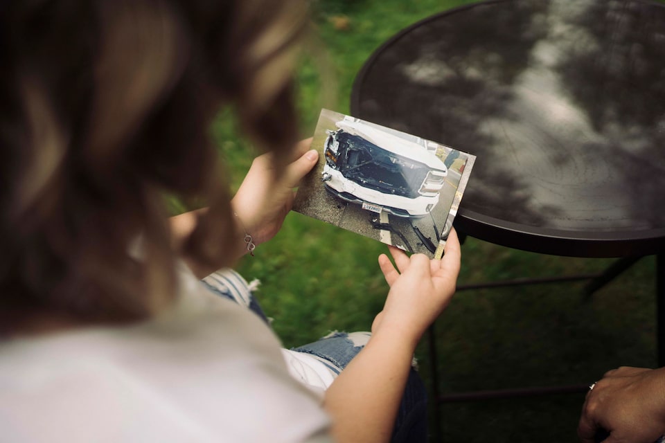 Women Holding Picture